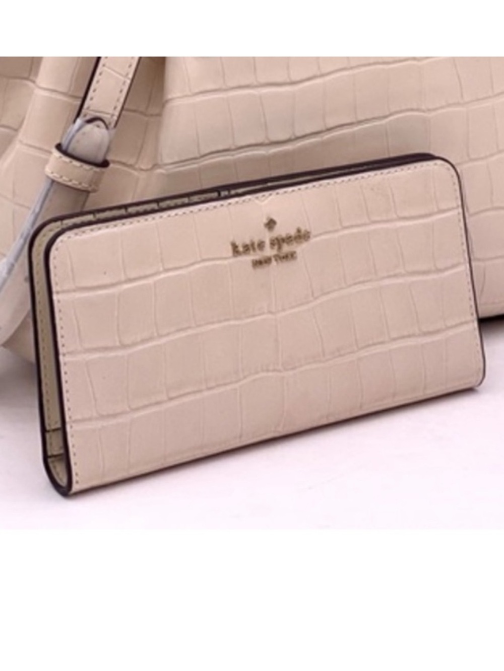 Kate Spade Dumpling Large Slim Bifold Wallet